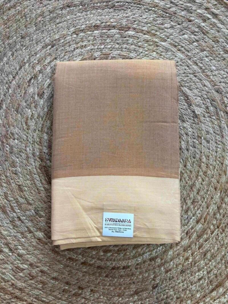 Natural Dyes Saree-Arecanut/Adike Chogaru
