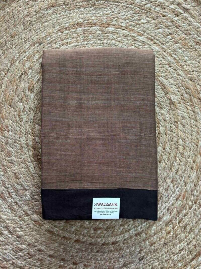 Natural Dyes Saree-Arecanut/Adike Chogaru