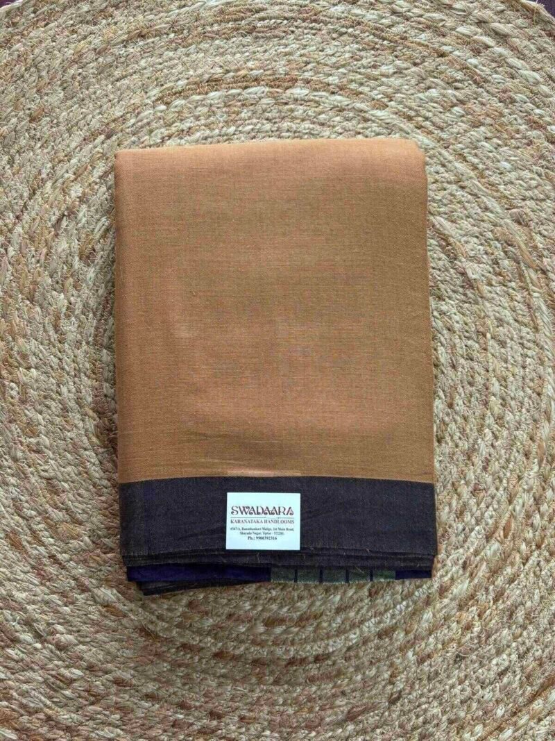 Natural Dyes Saree-Arecanut/Adike Chogaru