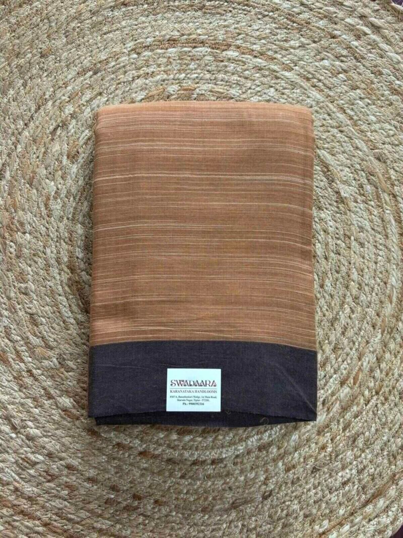 Natural Dyes Saree-Arecanut/Adike Chogaru