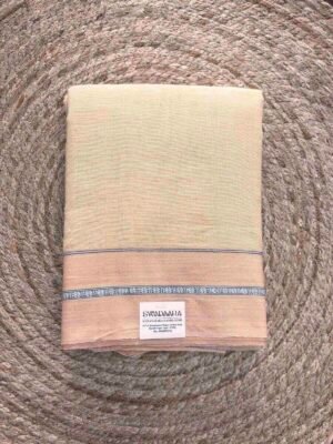Natural Dyes-Half White Color Saree