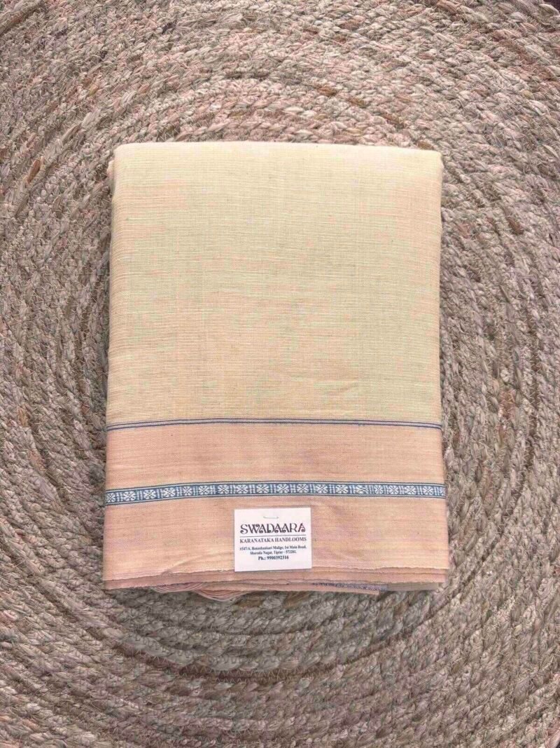 Natural Dyes-Half White Color Saree